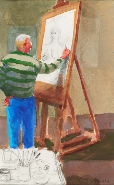 Paul Wonner | Self Portrait Drawing (2001)